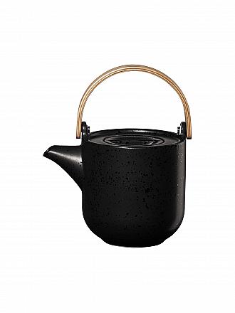 ASA SELECTION | Teekanne mit Holzgriff Coppa 0,6l Kuro/Schwarz