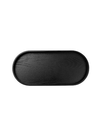 ASA SELECTION | Bandeja de madera ovalada 35,5x16,5cm Negro