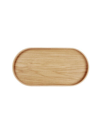 ASA SELECTION | Hoja de madera ovalada 35,5x16,5cm Roble Marrón