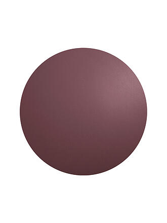 ASA SELECTION | Individual Table Mat 38cm round leather look Plum