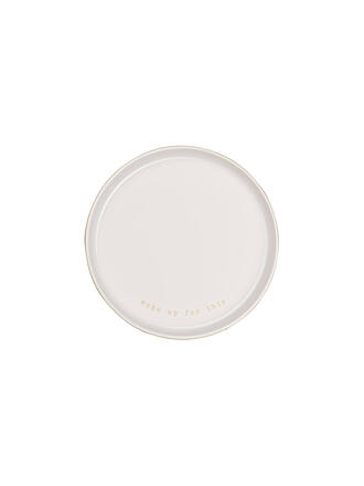 ASA SELECTION | Plato de postre WOKE UP FOR de 22 cm beige
