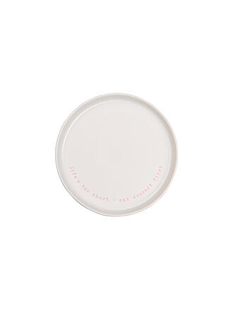 ASA SELECTION | Plato de postre LIFE IS TOO SHORT 22cm Rosa