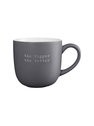 ASA SELECTION | Taza con asa THE BIGGER THE BETTER 600ml Gris