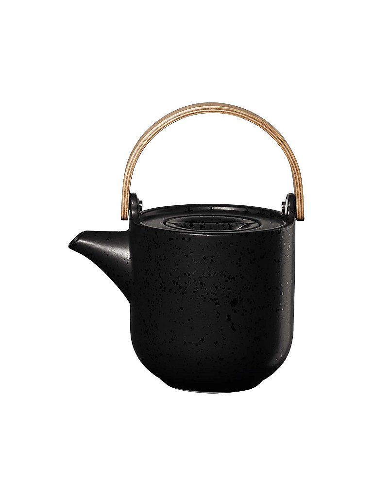 Teekanne mit Holzgriff Coppa 0,6l Kuro/Schwarz negro