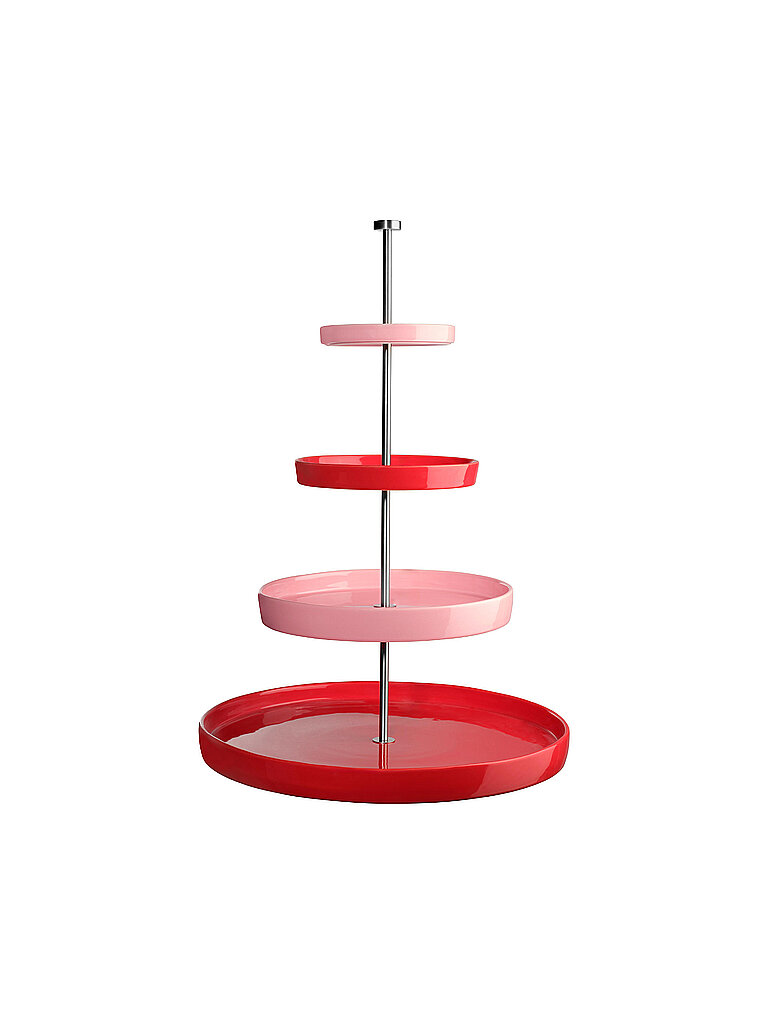 Etagere de 4 niveles JOY 14x28x20cm Strawberry Smoothie rosa