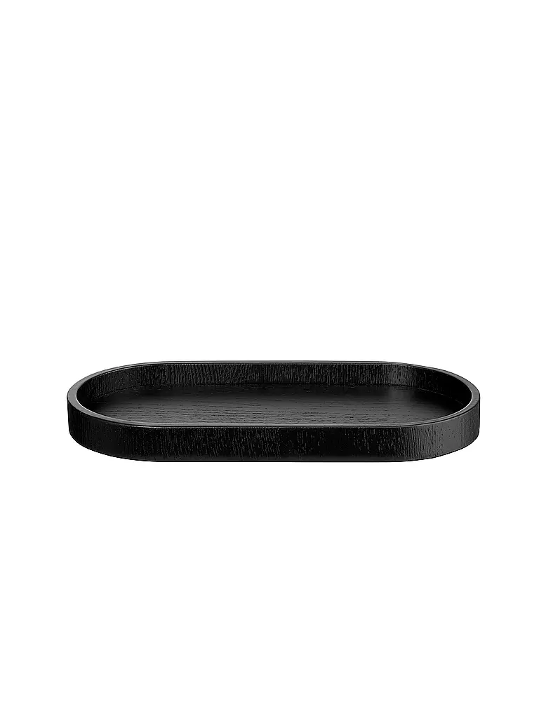 ASA SELECTION | Bandeja de madera ovalada 23x11cm Negro | Negro