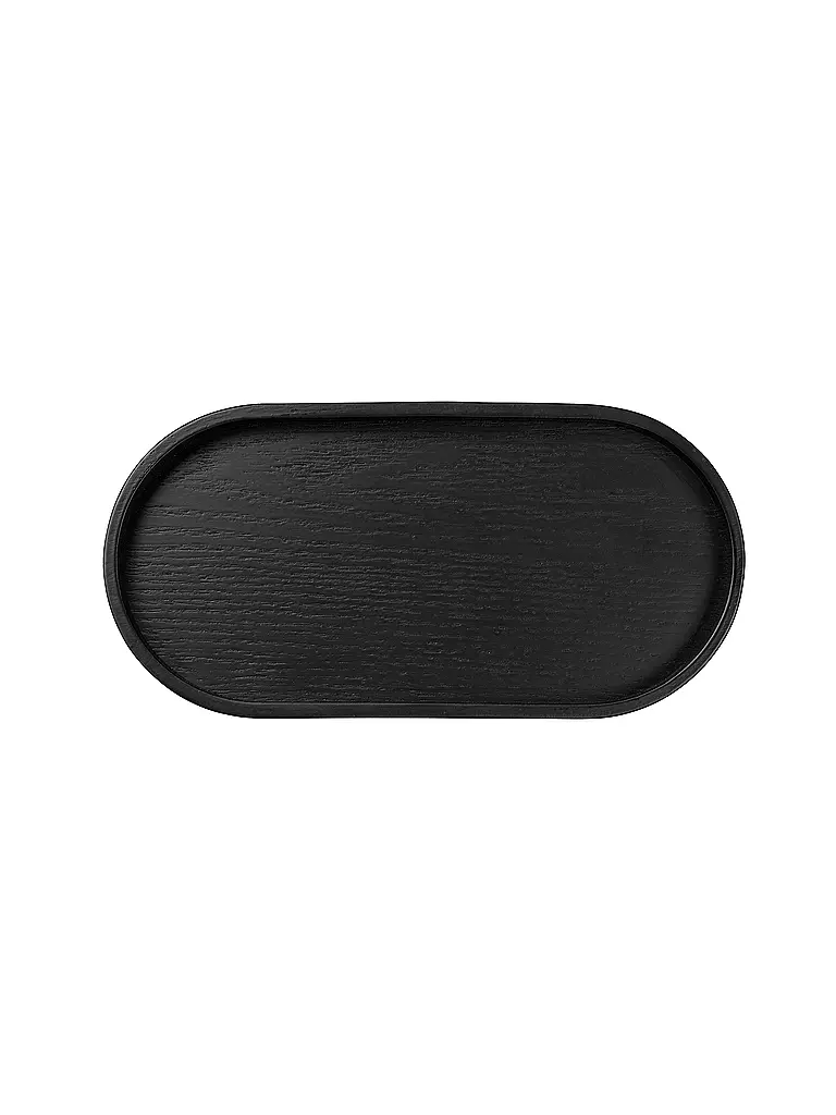 ASA SELECTION | Bandeja de madera ovalada 23x11cm Negro | Negro