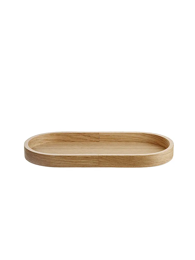 ASA SELECTION | Bandeja de madera ovalada 23x11cm Roble Marrón | Marrón claro