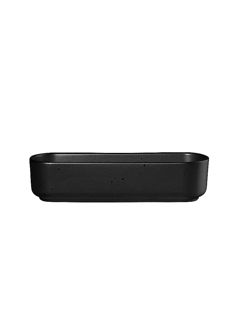 ASA SELECTION | Bandeja ovalada para aperitivos de 15x4,35 cm Coppa Kuro/Negro | Negro
