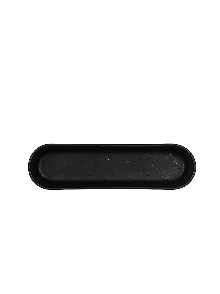 ASA SELECTION | Bandeja ovalada para aperitivos de 15x4,35 cm Coppa Kuro/Negro | Negro