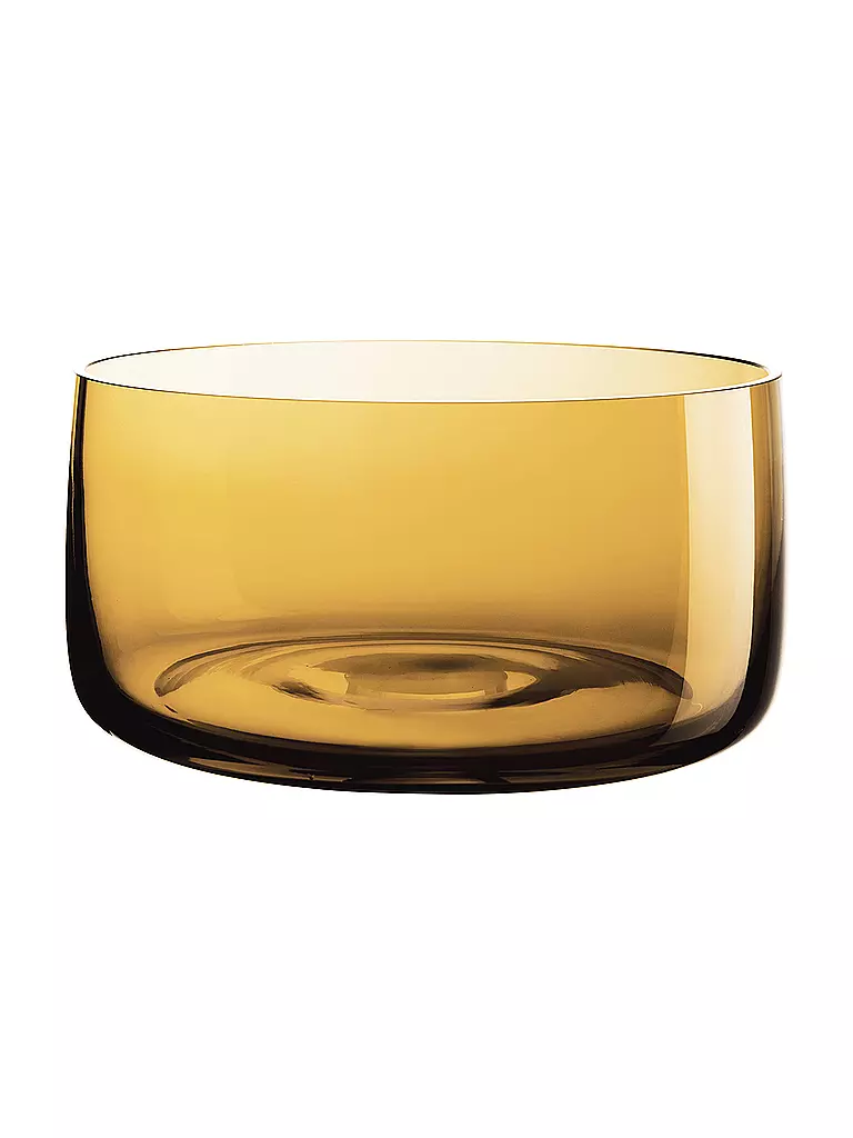 ASA SELECTION | Cuenco de vidrio AJANA grande 21,5cm Ámbar | Amarillo