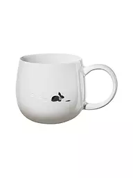 ASA SELECTION | Henkelbecher 0,4l MAGU-FOOTPRINTS Horse | Blanco