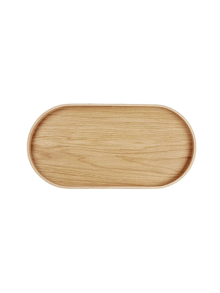 ASA SELECTION | Hoja de madera ovalada 35,5x16,5cm Roble Marrón | Marrón claro