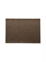 ASA SELECTION | Individual "Vegan Leather" 46x33cm (Caramelo) | Marrón