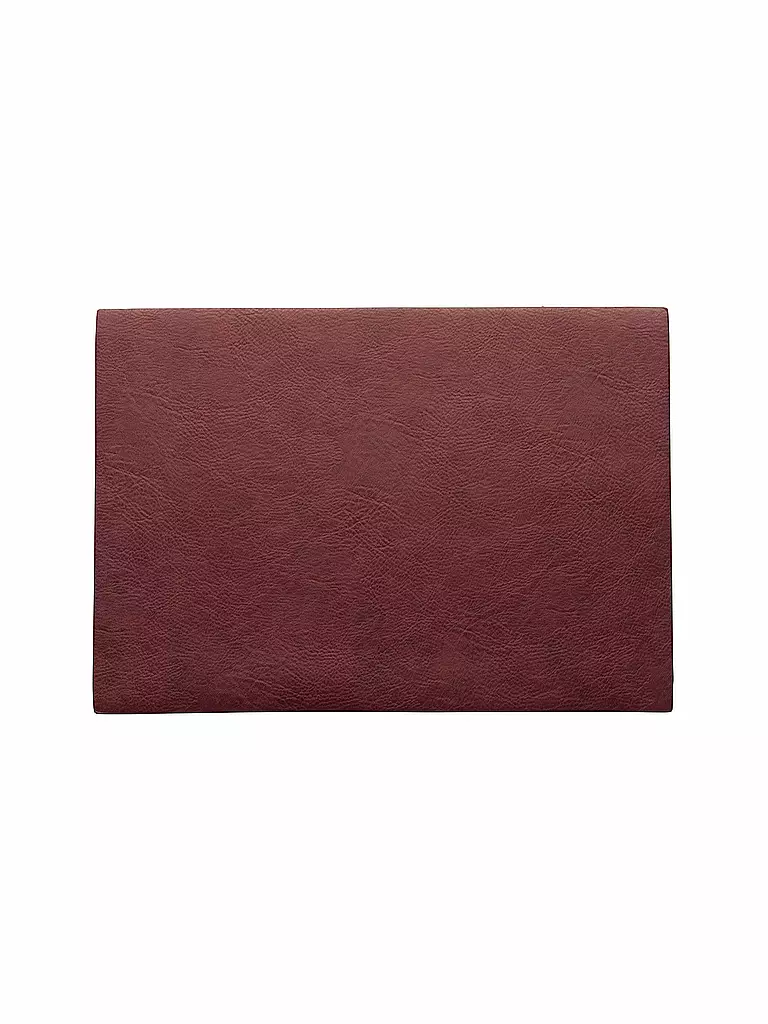 ASA SELECTION | Individual "Vegan Leather" 46x33cm (Rosewood) | rot