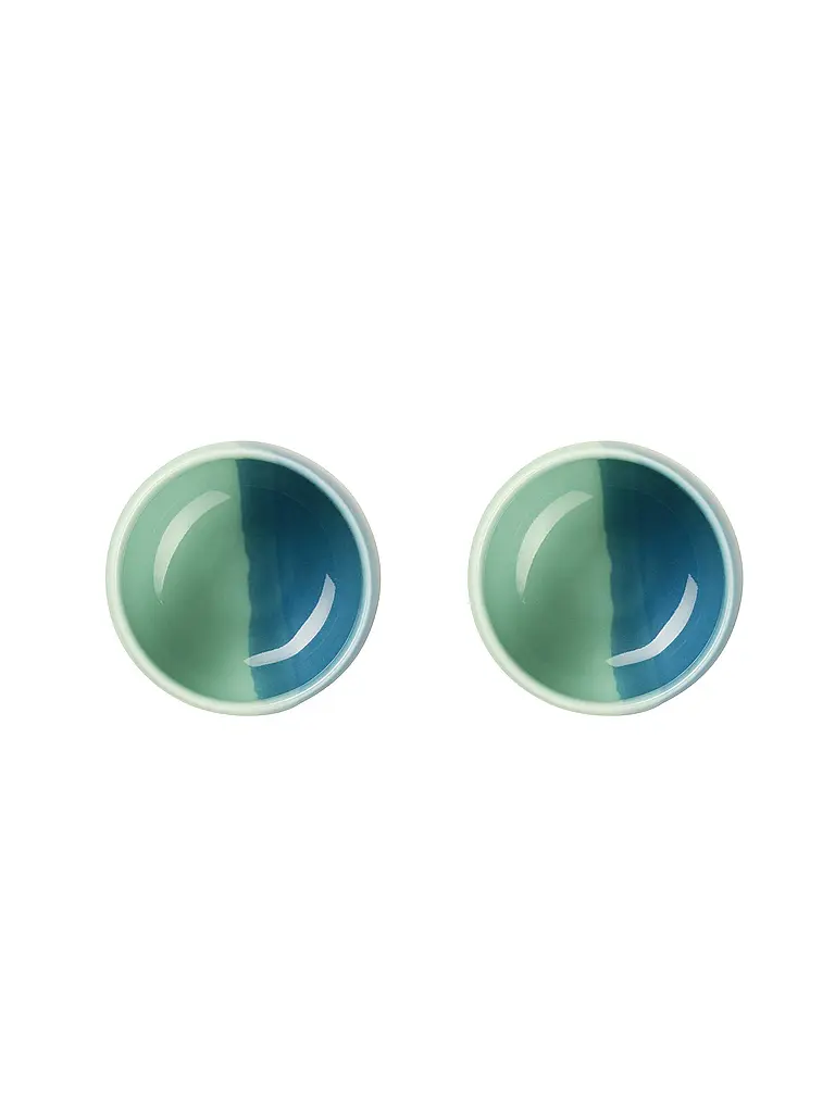 ASA SELECTION | Juego de 2 hueveras JOY 4,7x3cm Batido de arándanos | Verde claro