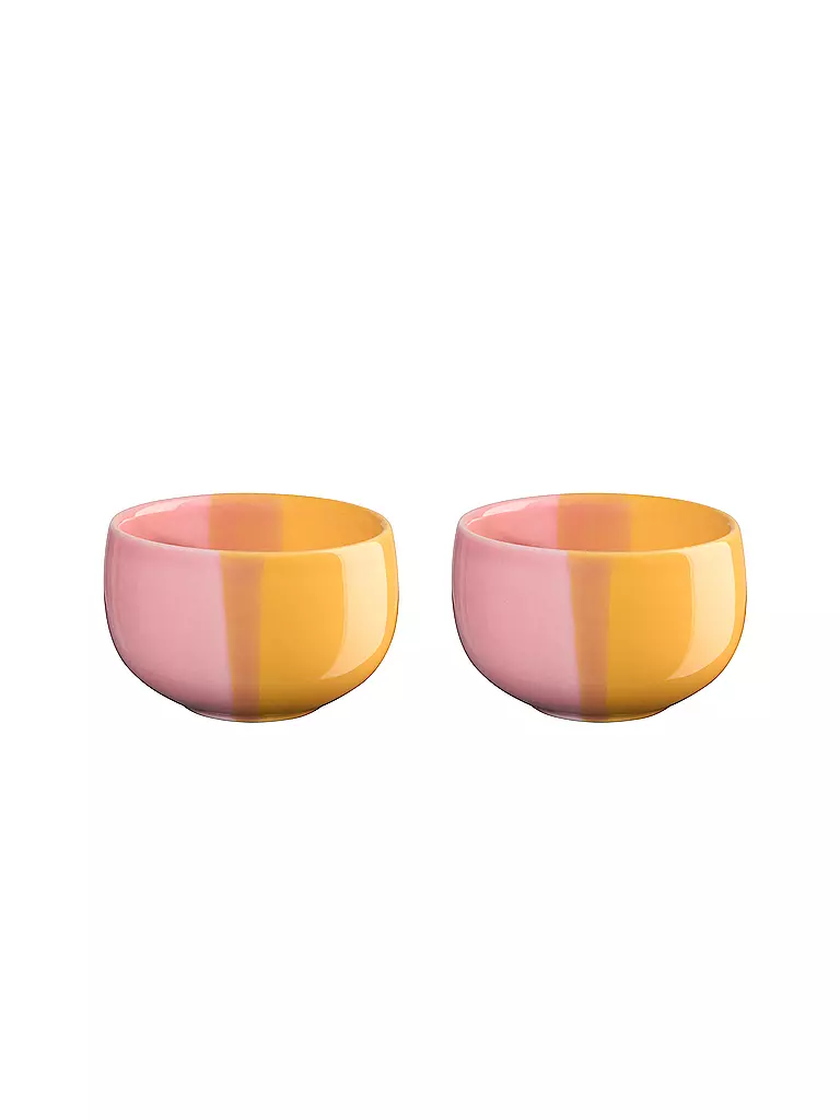 ASA SELECTION | Juego de 2 hueveras JOY 4,7x3cm Passion Fruit Smoothie | Amarillo
