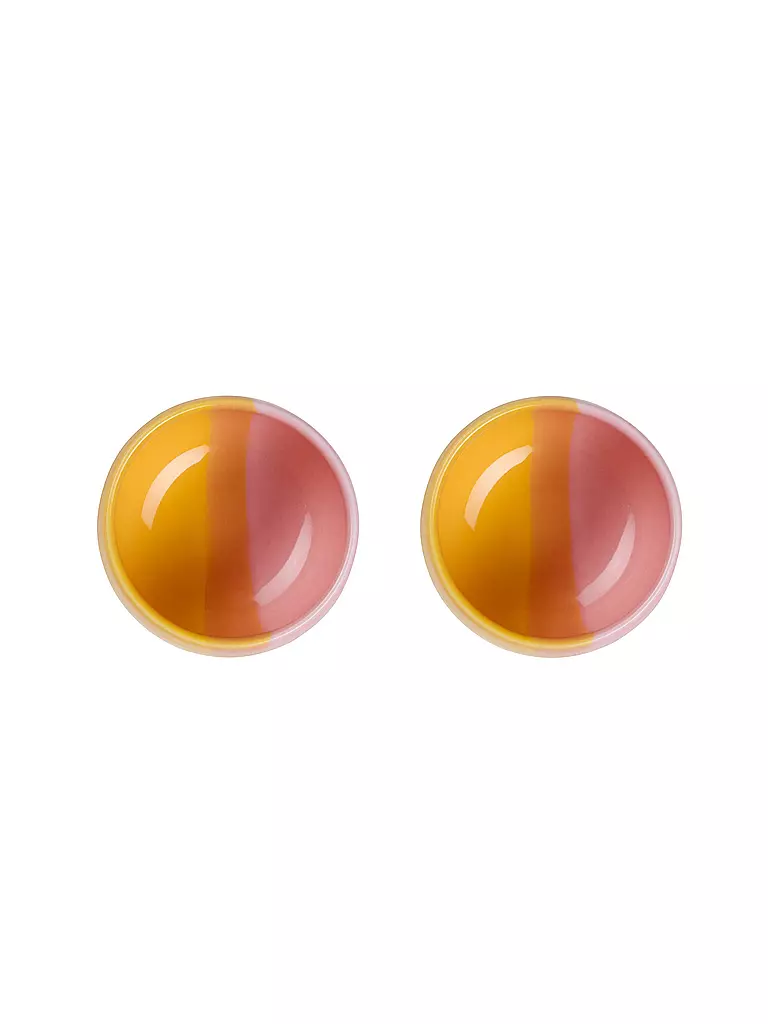 ASA SELECTION | Juego de 2 hueveras JOY 4,7x3cm Passion Fruit Smoothie | Amarillo