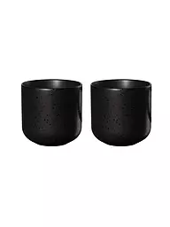 ASA SELECTION | Juego de 2 tazas de té "Coppa" 0,2 l (Nori) | Negro