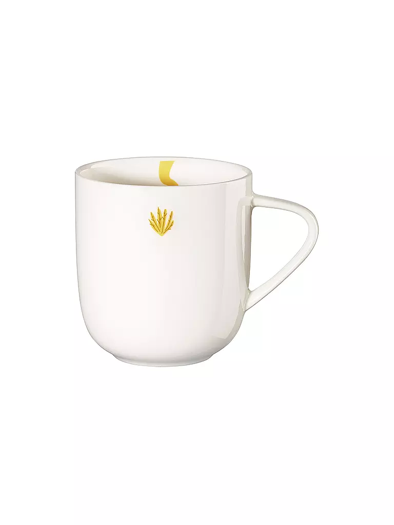 ASA SELECTION | Juego de porcelana infantil de 5 piezas "Leo" | Amarillo
