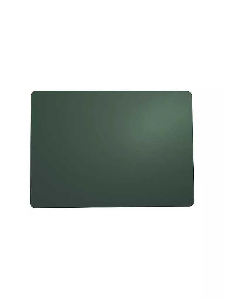 ASA SELECTION | Mantel individual con aspecto de cuero (Kale/Verde) | grün