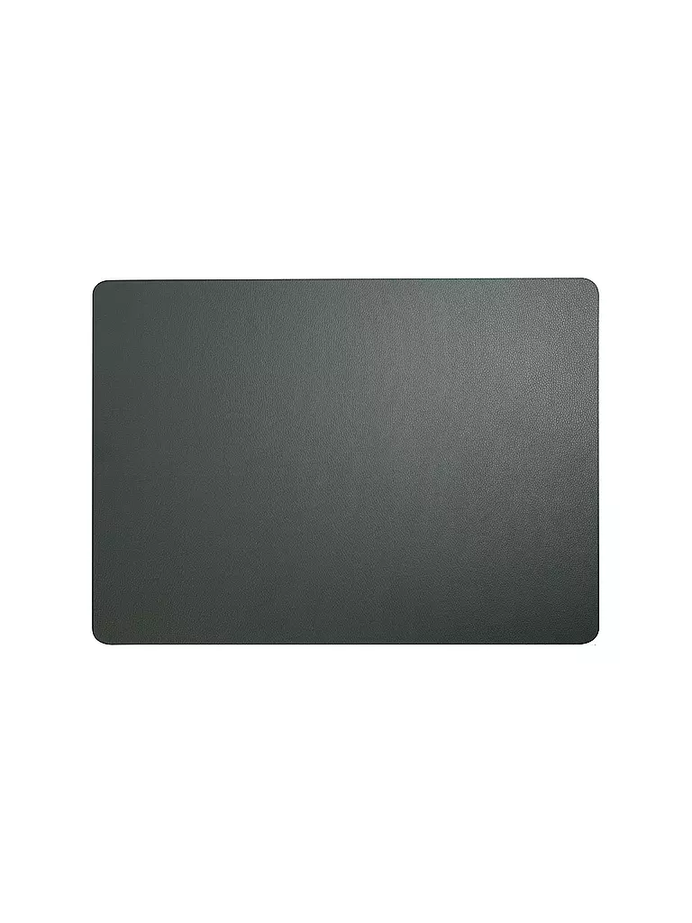 ASA SELECTION | Mantel individual con aspecto de cuero | Gris