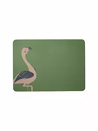 ASA SELECTION | Mantel individual infantil "Fiona Flamingo" | Verde