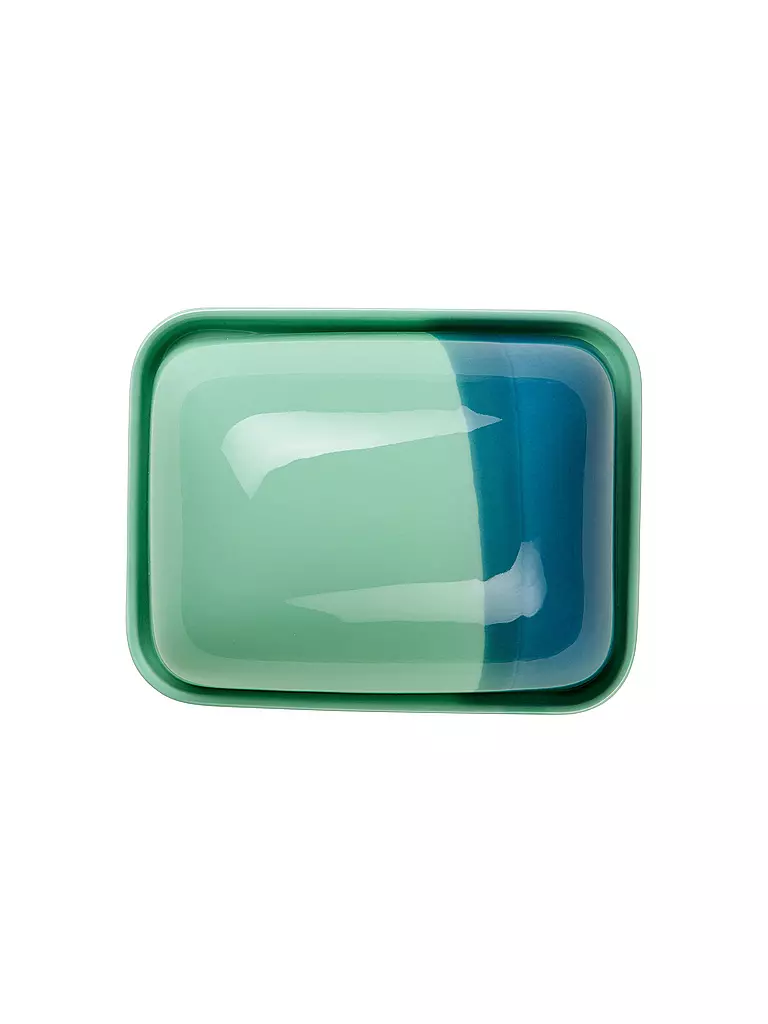 ASA SELECTION | Mantequillera grande JOY 15x12x7cm Blueberry Smoothie | Verde claro