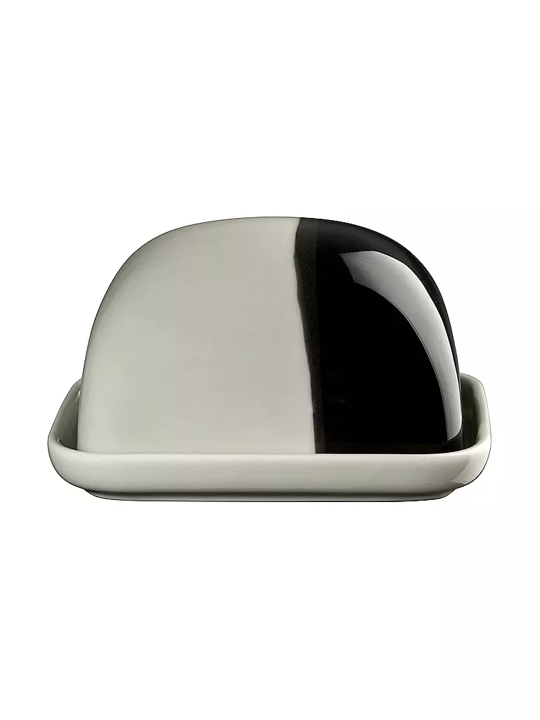 ASA SELECTION | Mantequillera pequeña JOY 11x9x6cm Black Currant Smoothie | Gris