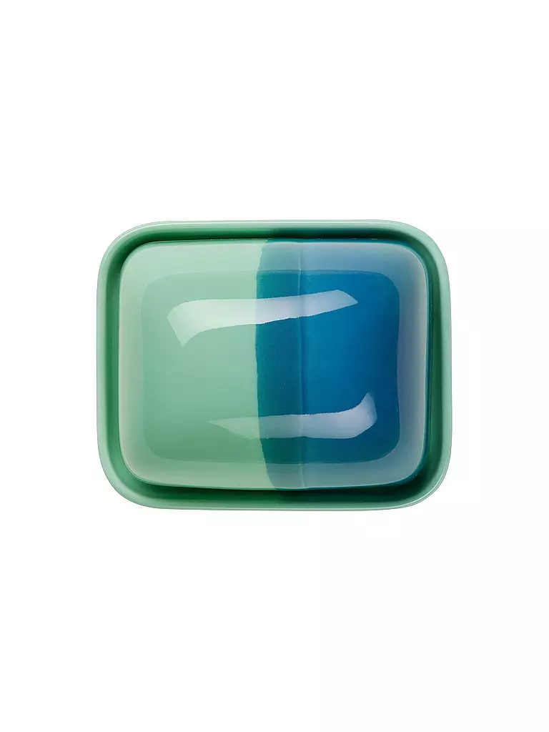 ASA SELECTION | Mantequillera pequeña JOY 11x9x6cm Blueberry Smoothie | Verde claro