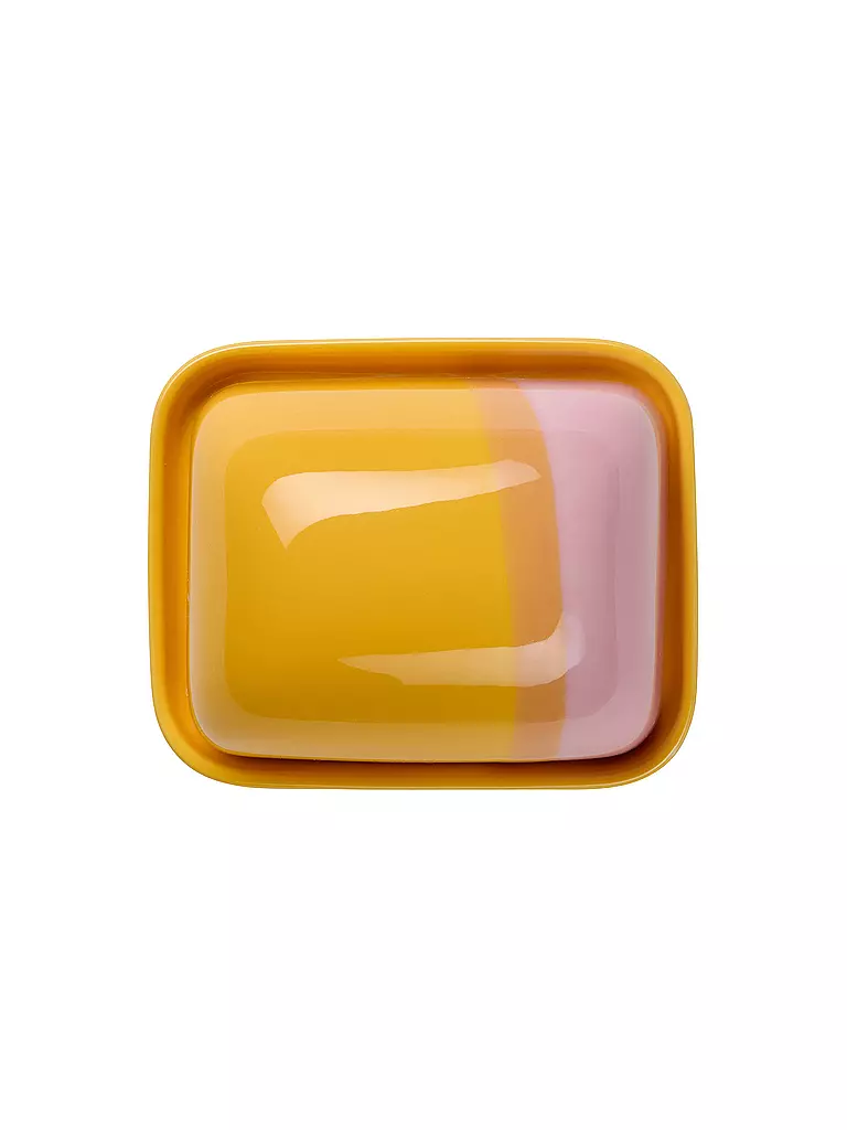 ASA SELECTION | Mantequillera pequeña JOY 11x9x6cm Passion Fruit Smoothie | Amarillo