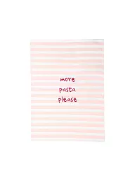 ASA SELECTION | Paño de cocina 50x70cm More pasta please | Rosa