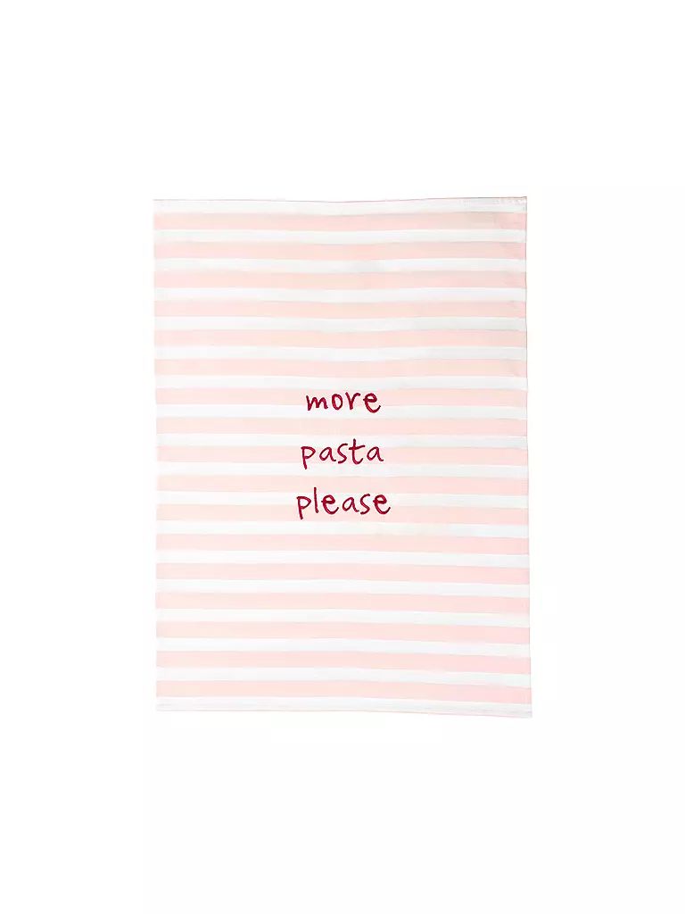 ASA SELECTION | Paño de cocina 50x70cm More pasta please | Rosa