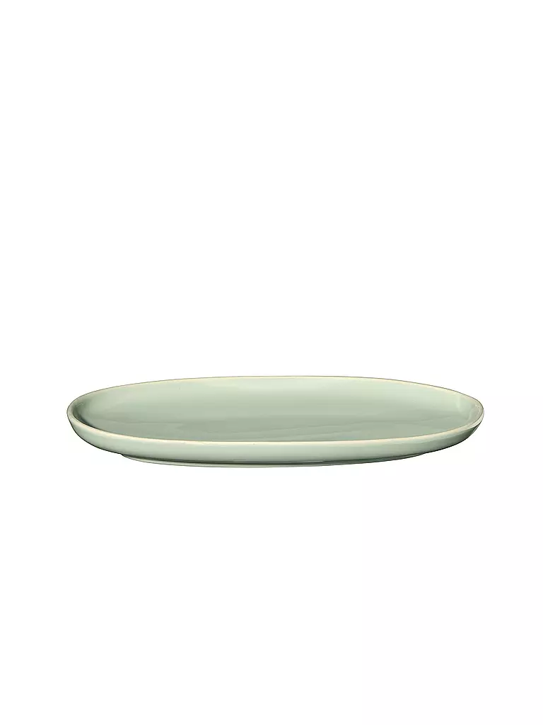 ASA SELECTION | Plato de aperitivos ovalado 20x10cm SEMANA Herb | Menta
