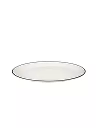 ASA SELECTION | Plato de postre "à table ligne noir" 21cm | Blanco