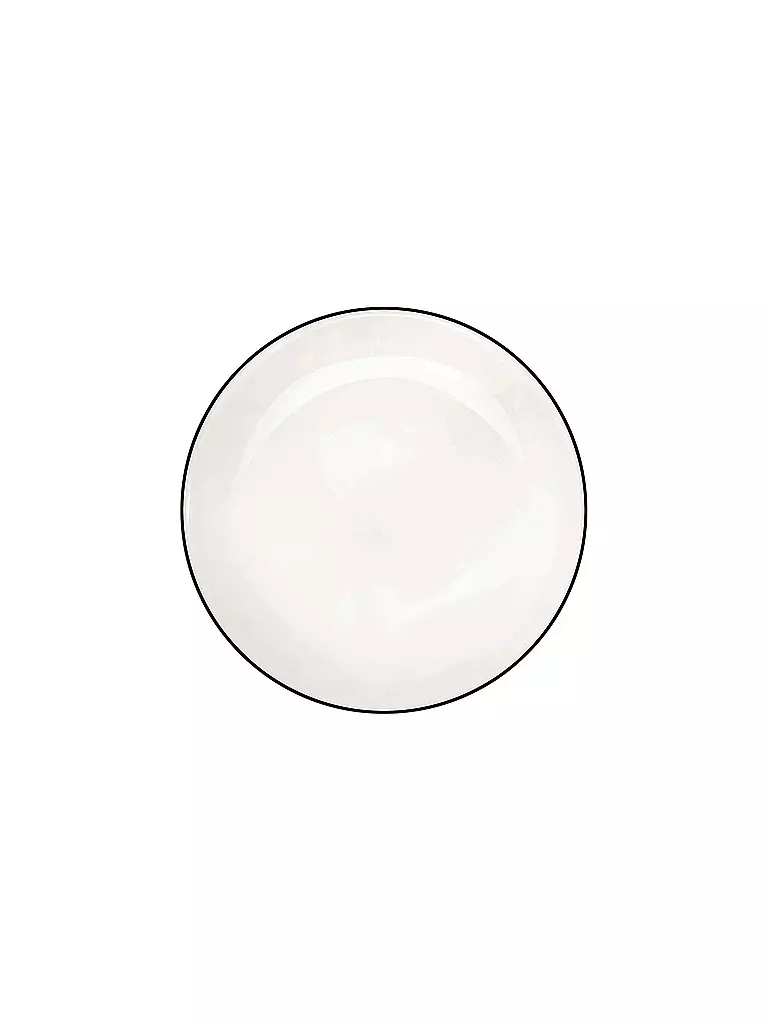 ASA SELECTION | Plato de postre "à table ligne noir" 21cm | Blanco