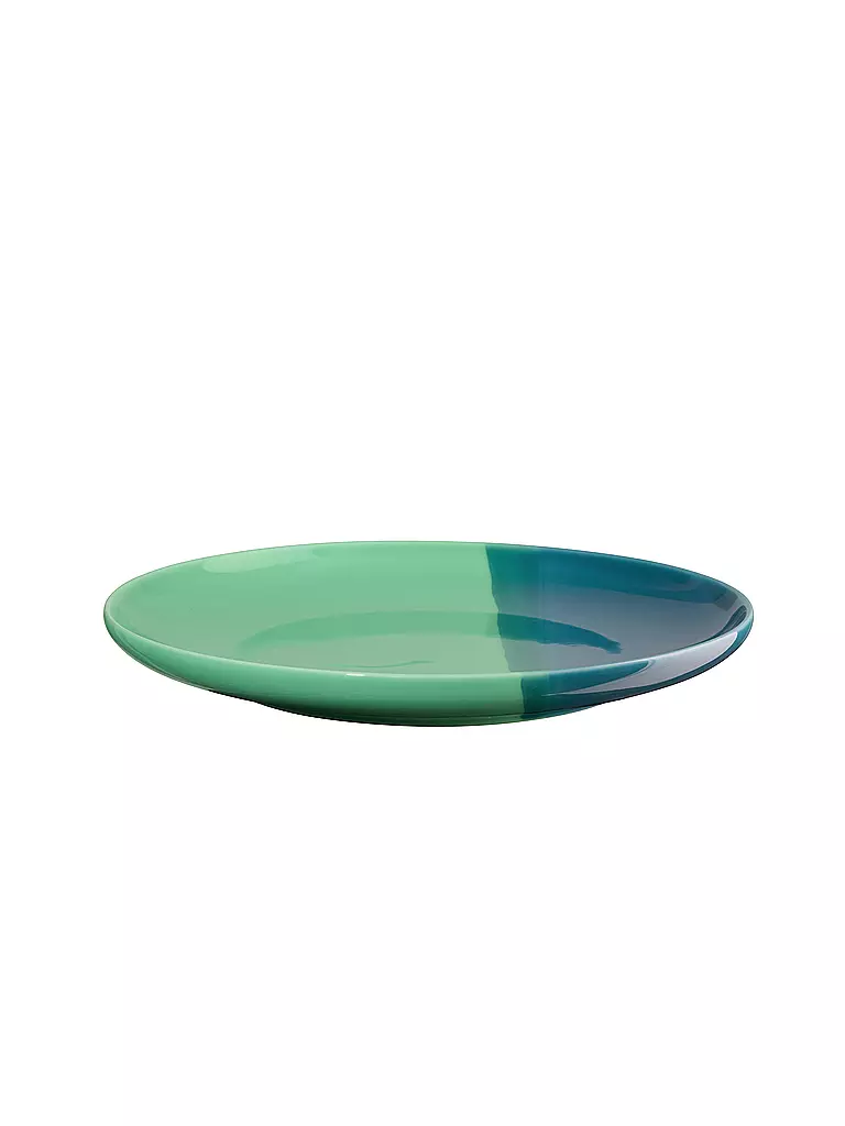 ASA SELECTION | Plato de postre JOY 22cm Batido de arándanos | Verde claro
