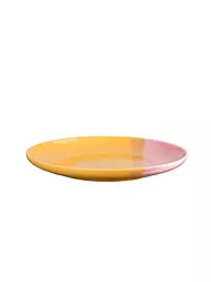 ASA SELECTION | Plato de postre JOY 22cm Strawberry Smoothie | Amarillo