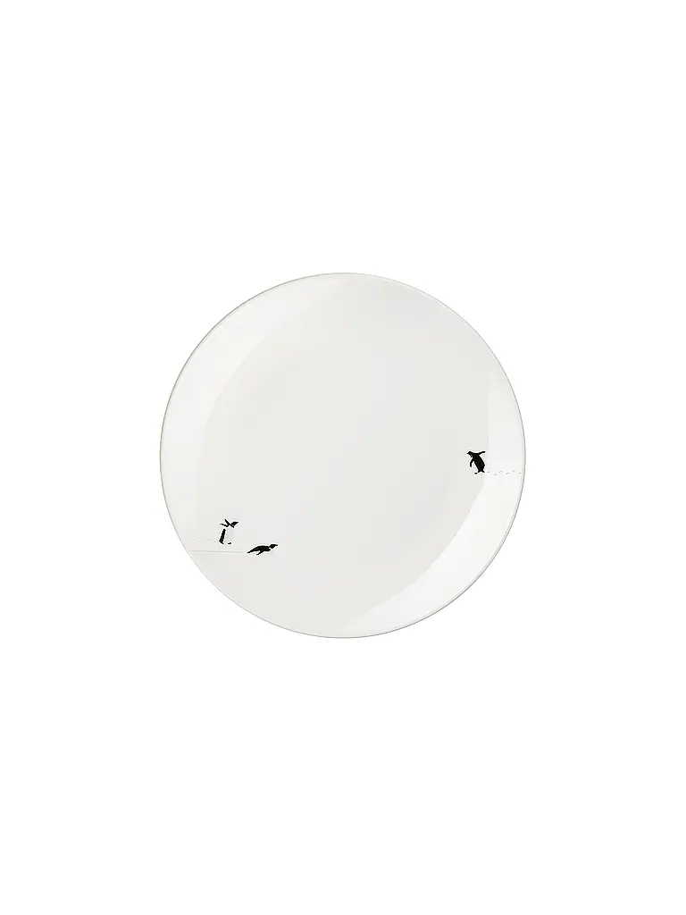 ASA SELECTION | Plato de postre navideño 20,5 cm South Pole | Blanco