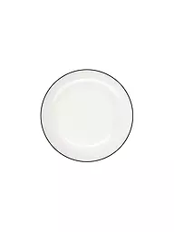 ASA SELECTION | Plato de postre pequeño "à table ligne noir" 14,5cm | Blanco