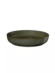 ASA SELECTION | Plato hondo/para sopa Coppa 22cm Kuro/Negro | Verde oscuro