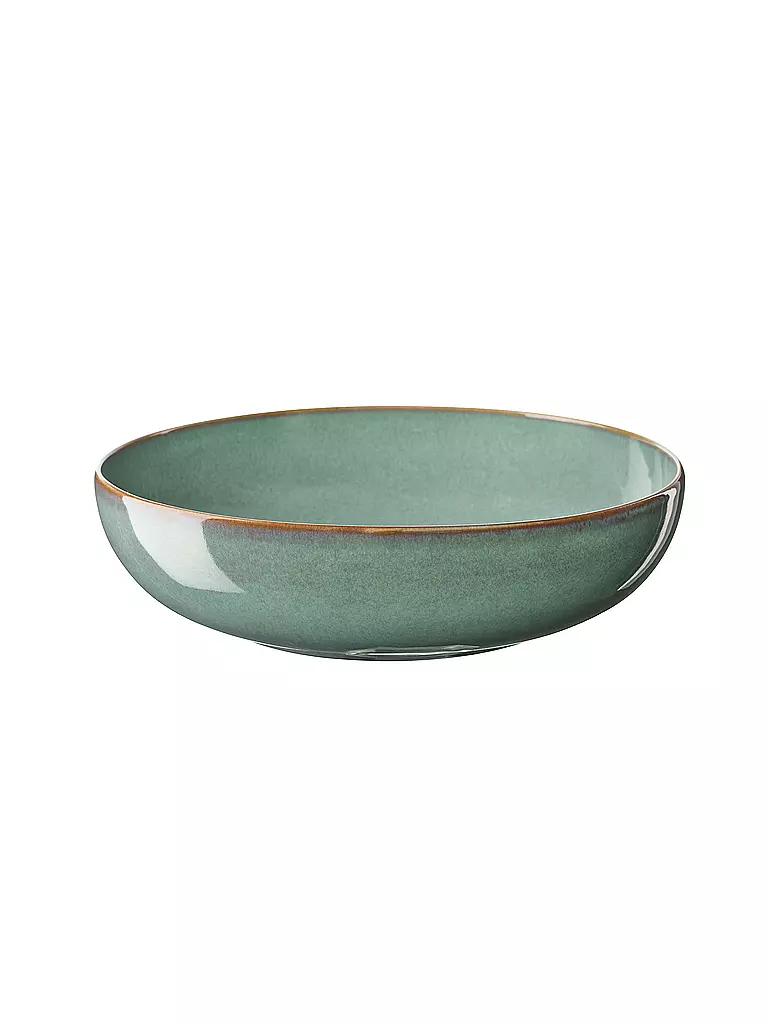ASA SELECTION | Plato hondo para sopa/pasta Saisons Eucalyptus 21cm | grün