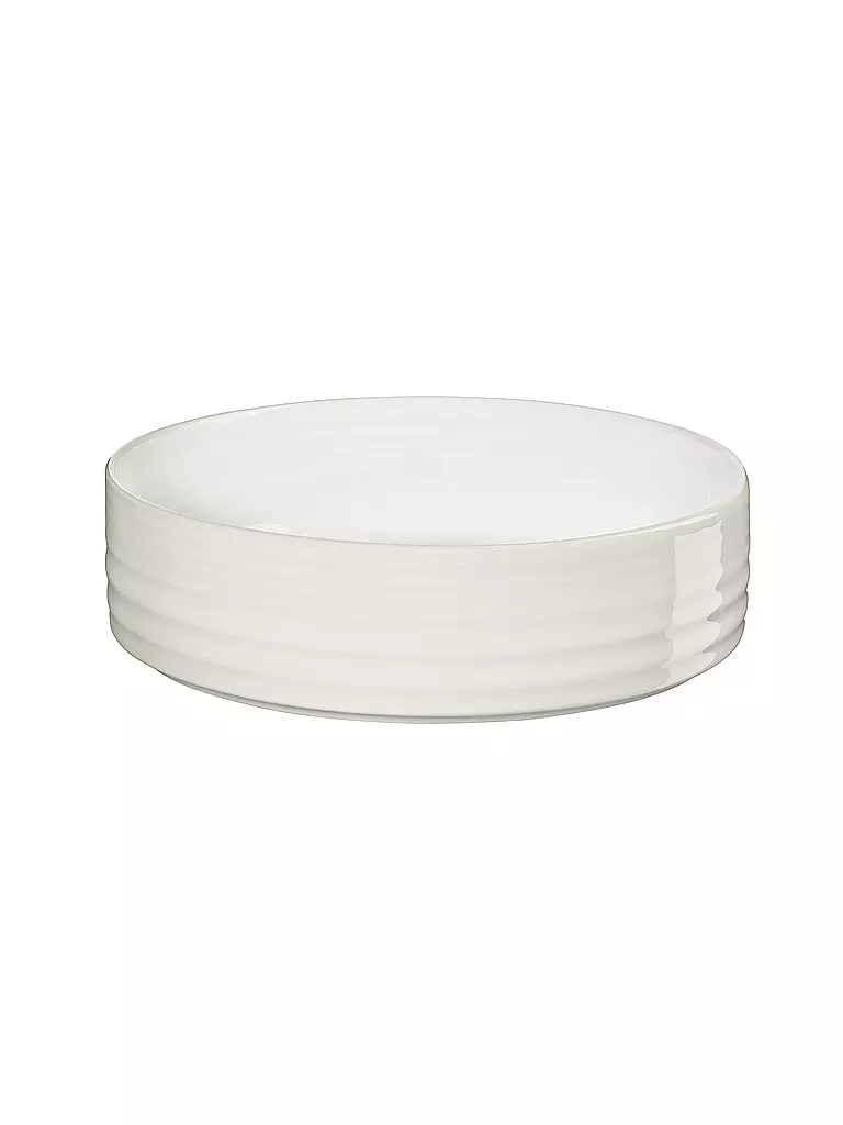 ASA SELECTION | Plato hondo/para pasta 19 cm RE:GLAZE Sparkling White | Crema