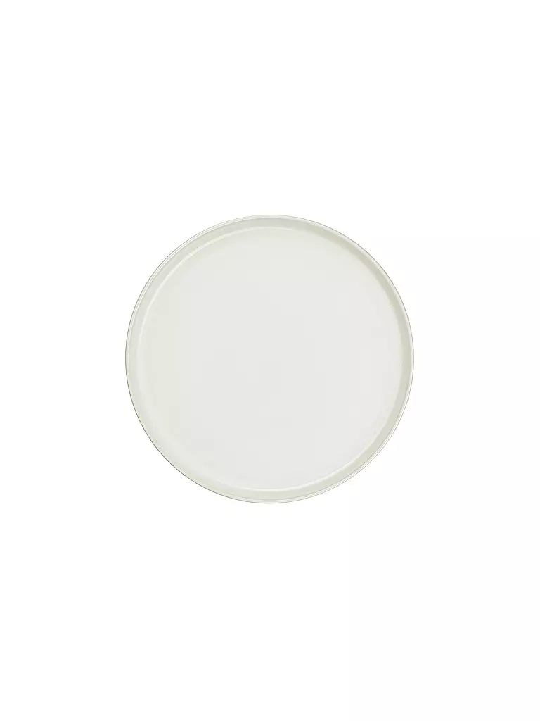 ASA SELECTION | Plato llano 27cm RE:GLAZE Blanco Brillante | Crema