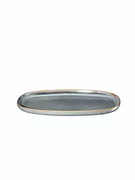 ASA SELECTION | Plato ovalado Saisons 31x18cm Eucalipto | Azul claro