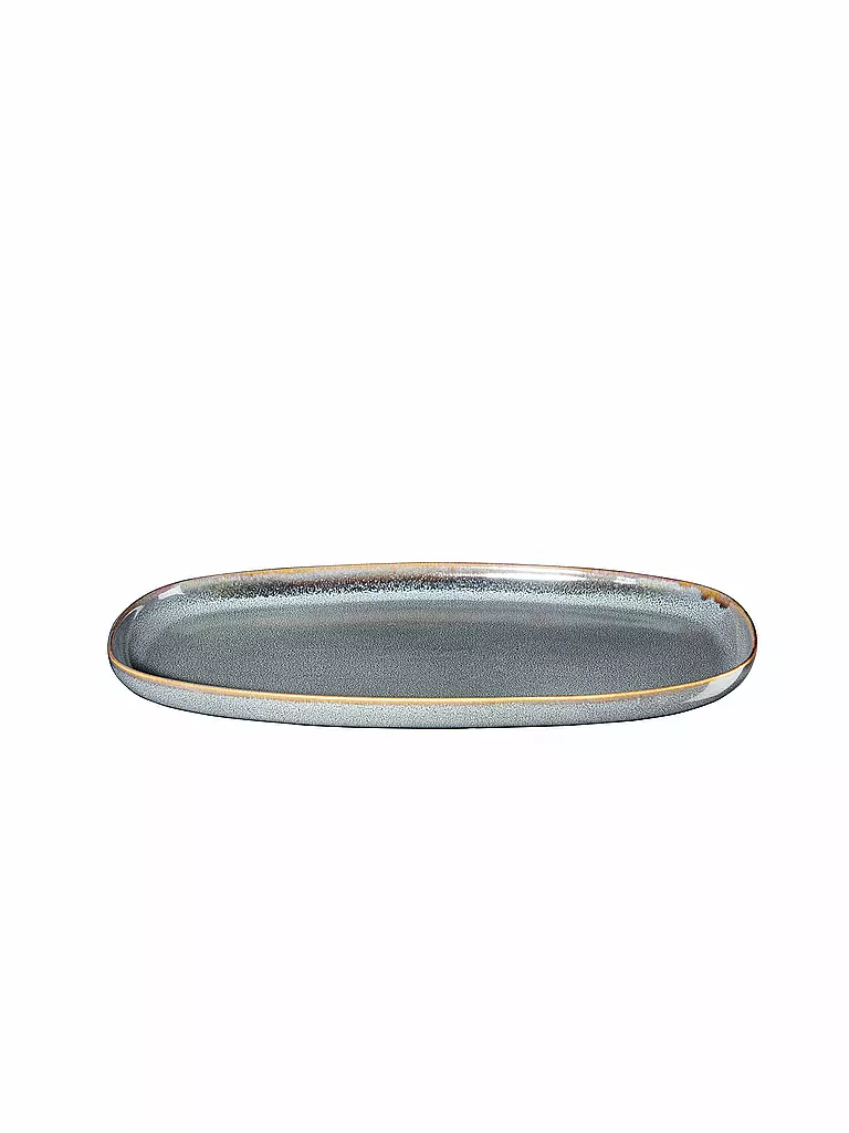 ASA SELECTION | Plato ovalado 31x18cm Saisons Denim | Azul claro