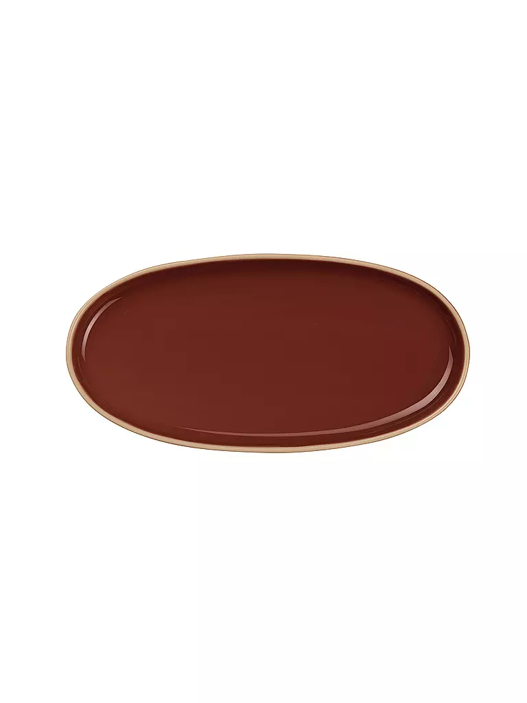 ASA SELECTION | Plato ovalado para aperitivos 20x10cm SEMANA Lobster | Rojo
