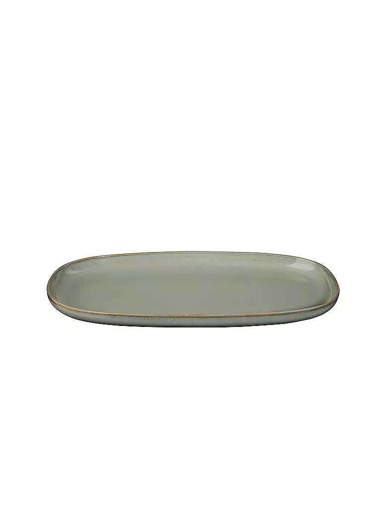 ASA SELECTION | Plato ovalado Saisons 31x18cm Eucalipto | grün
