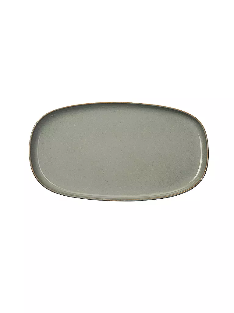 ASA SELECTION | Plato ovalado Saisons 31x18cm Eucalipto | grün