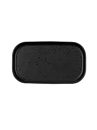 ASA SELECTION | Plato para aperitivos ovalado de 15x8,5 cm Coppa Kuro/Negro | Negro